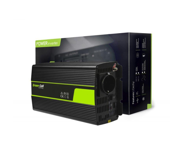 Green Cell Przetwornica napięcia 24V na 230V 1000W/2000W - 548237 - zdjęcie